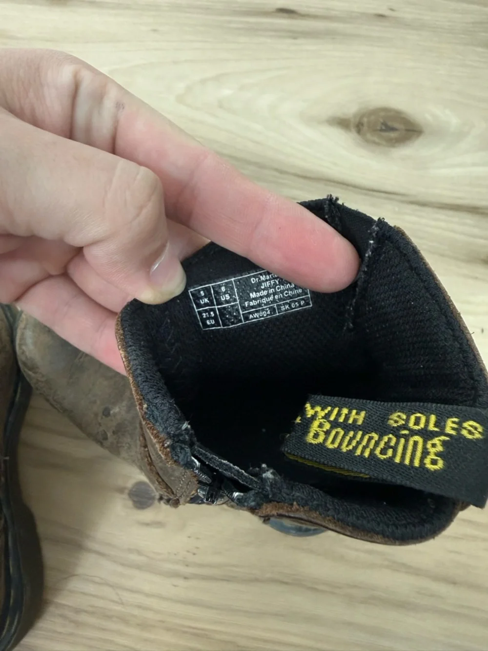 Dr. Martens Brown Leather Ankle Boot